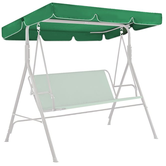 Daszek na huśtawkę 112x166cm zielony