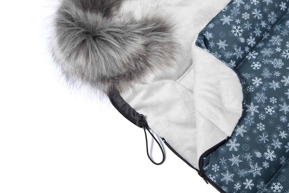 Śpiworek dla dziecka do wózka gondoli fotelika snieżynki