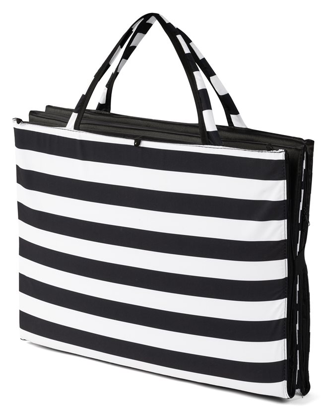 Mata plażowa rozpinana na kamieniste plaże 200x62cm wzór pasy