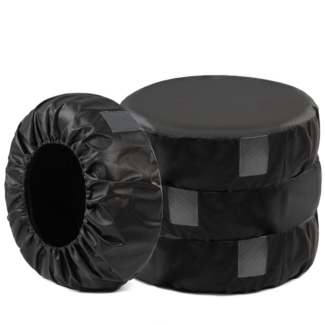 Zestaw 4 szt. pokrowców na koła zapasowe 14-17 cali