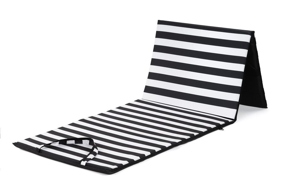 Mata plażowa rozpinana na kamieniste plaże 200x62cm wzór pasy