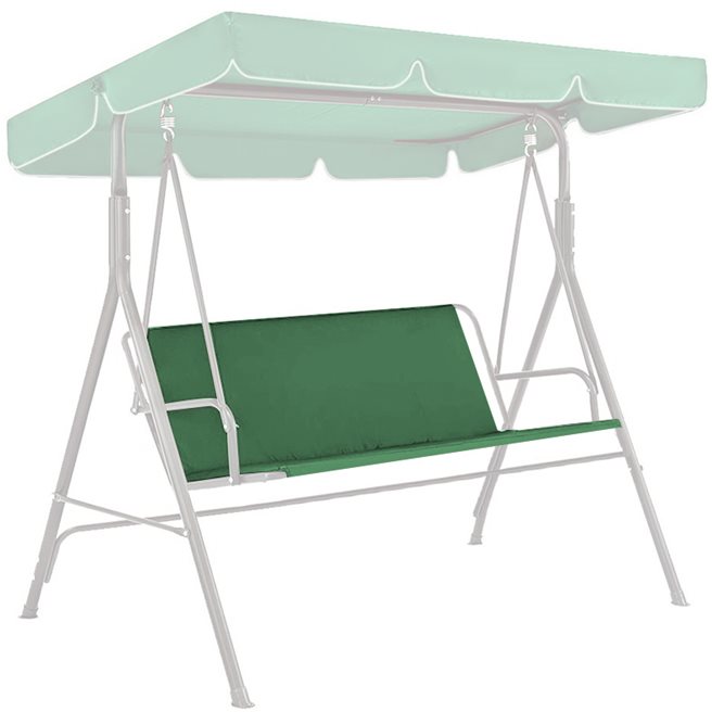 Wymienne siedzisko na huśtawkę ogrodową zielone - wiele rozmiarów