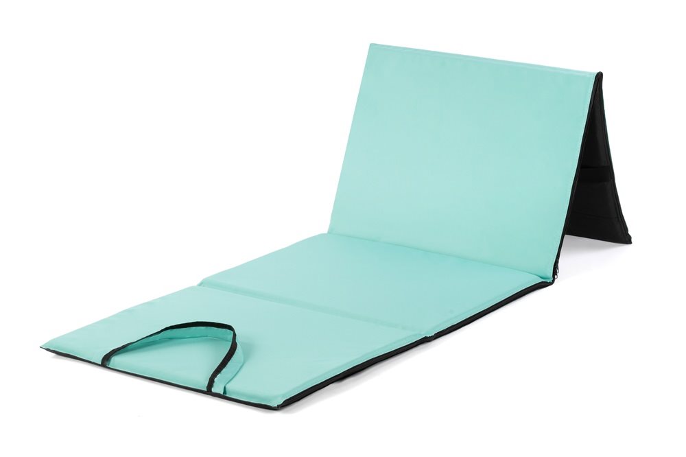 Mata plażowa rozpinana na kamieniste plaże 200x62cmwzór miętowy