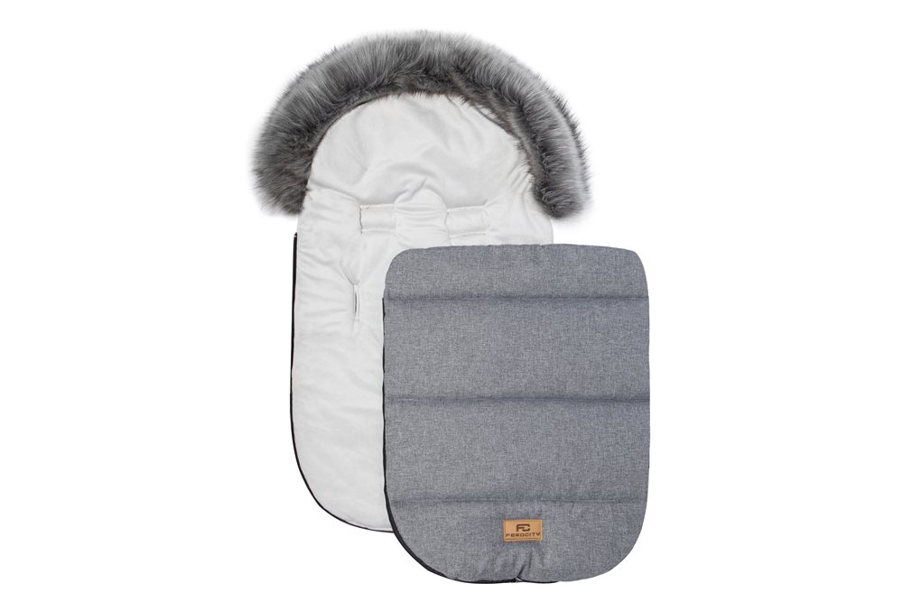 Śpiworek dla dziecka do wózka gondoli fotelika len+mufki