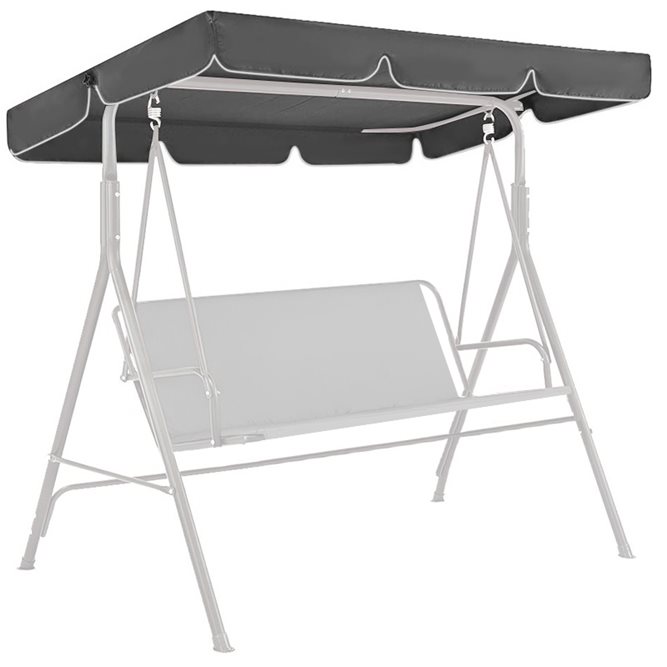 Daszek na huśtawkę 110x188cm grafit