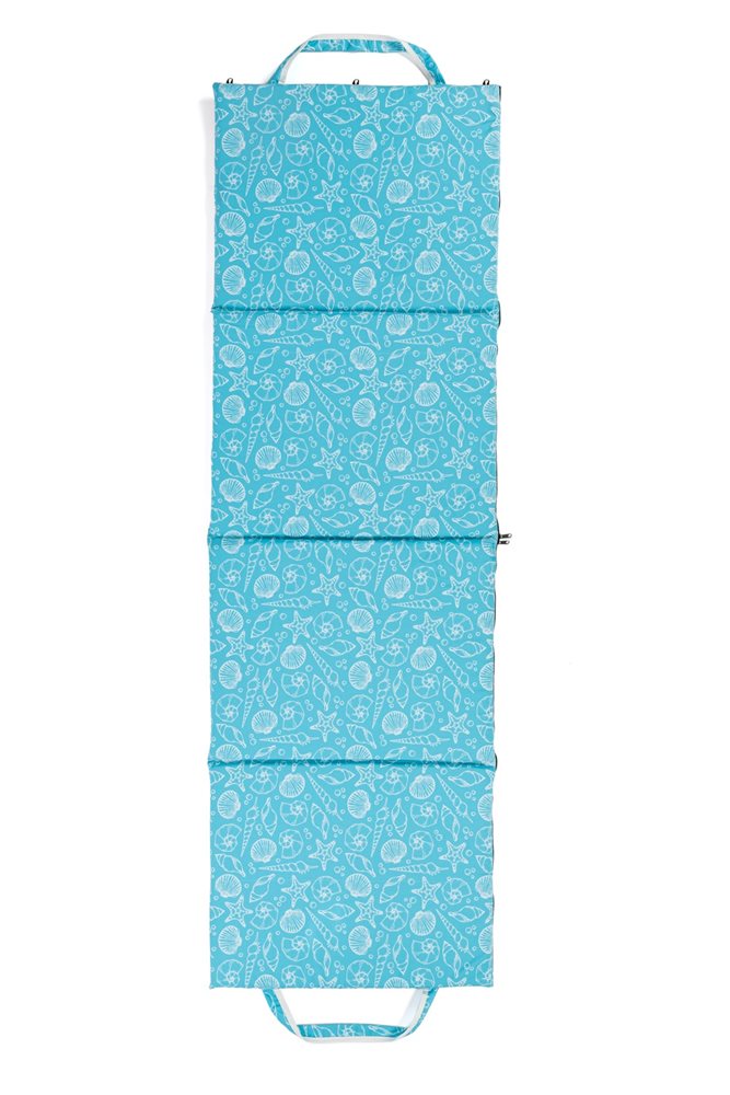 Mata plażowa rozpinana na kamieniste plaże 200x62cm wzór muszelki