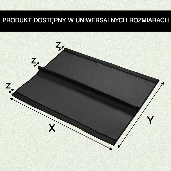 Wymienne siedzisko na huśtawkę ogrodową grafitowe - wiele rozmiarów