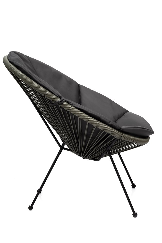 Poduszka na krzesło acapulco czarny