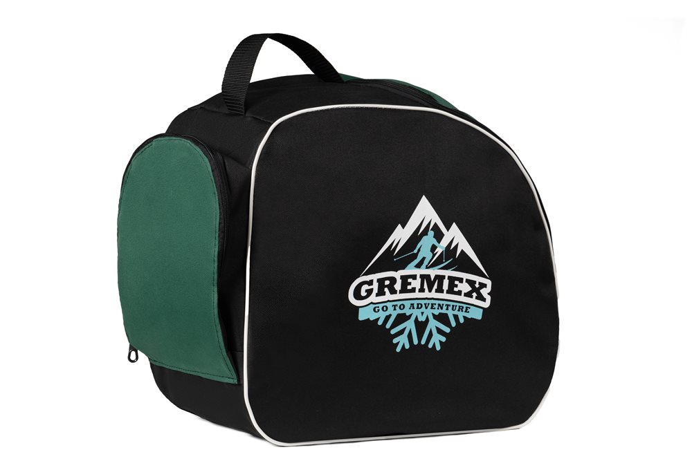 Pokrowiec BASIC na buty narciarskie, rolki zielony