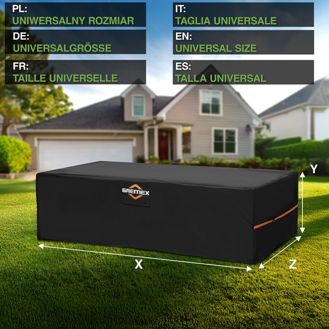 Pokrowiec na meble ogrodowe 180x120x75cm