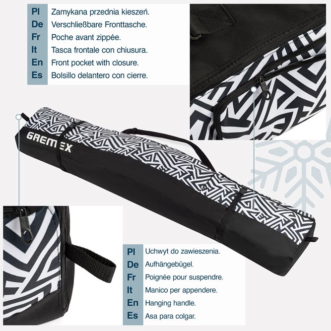 Pokrowiec na deskę snowboard mandala