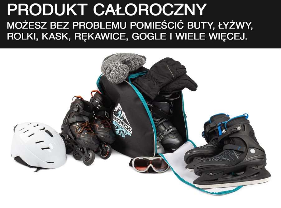 Pokrowiec BASIC na buty narciarskie, rolki grafitowy