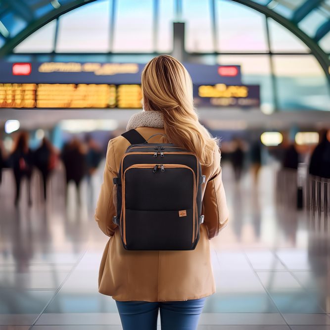 Plecak Premium Czarny Ryanair/Wizzair