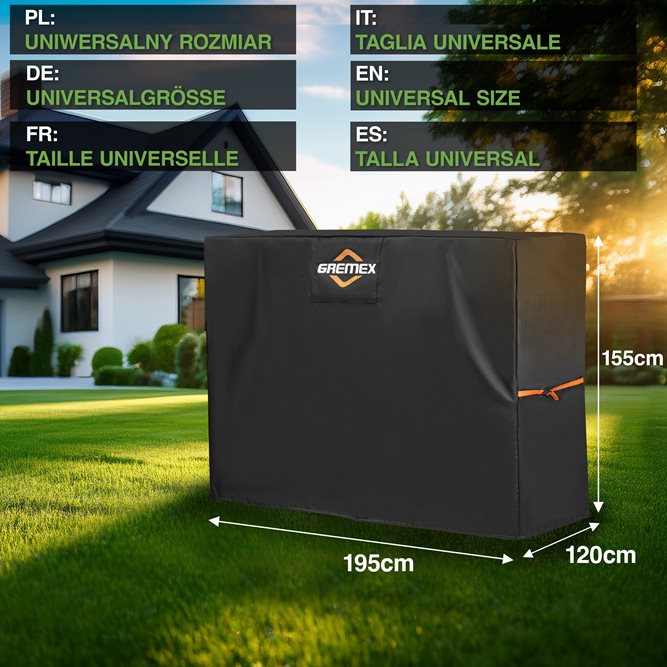 Pokrowiec na huśtawkę ogrodową 195x120x155cm
