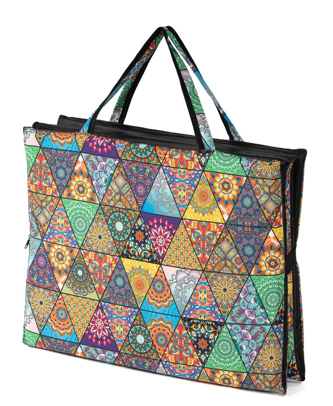 Mata plażowa rozpinana na kamieniste plaże 200x62cm wzór mandala