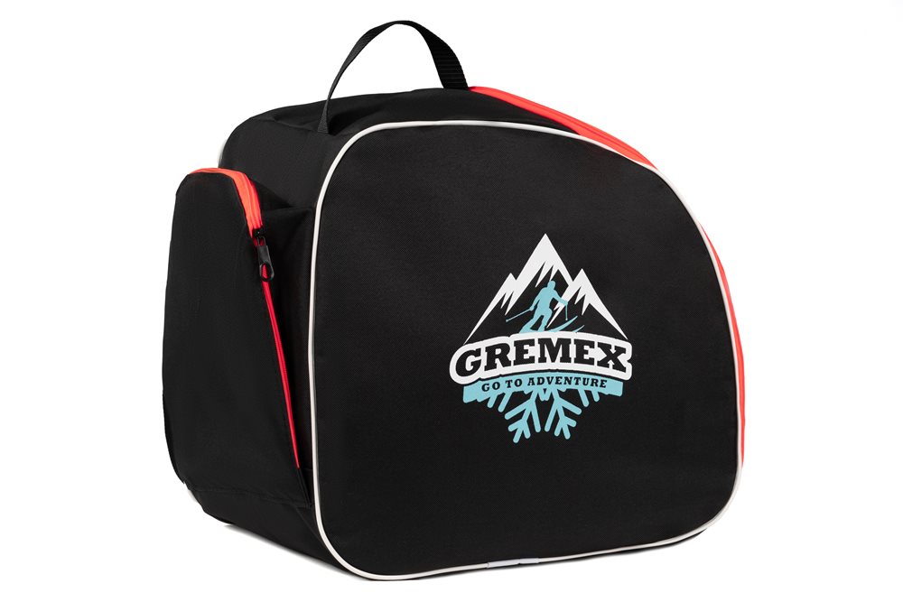 Pokrowiec BASIC na buty narciarskie, rolki czarno-różowy