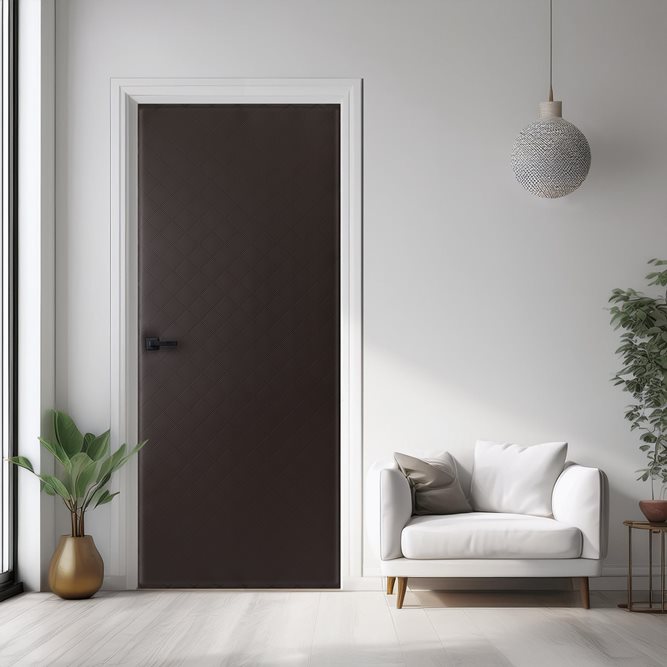 Tapicerka drzwi brązowa