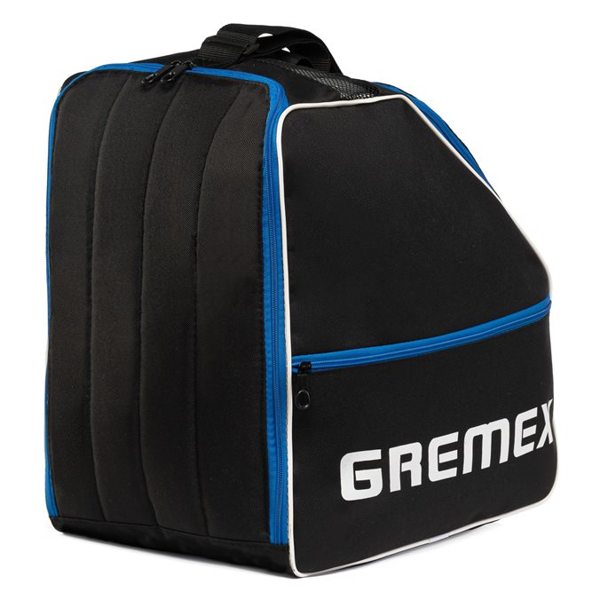 Zestaw PREMIUM pokrowiec na buty+narty czarno-niebieski 160/180cm