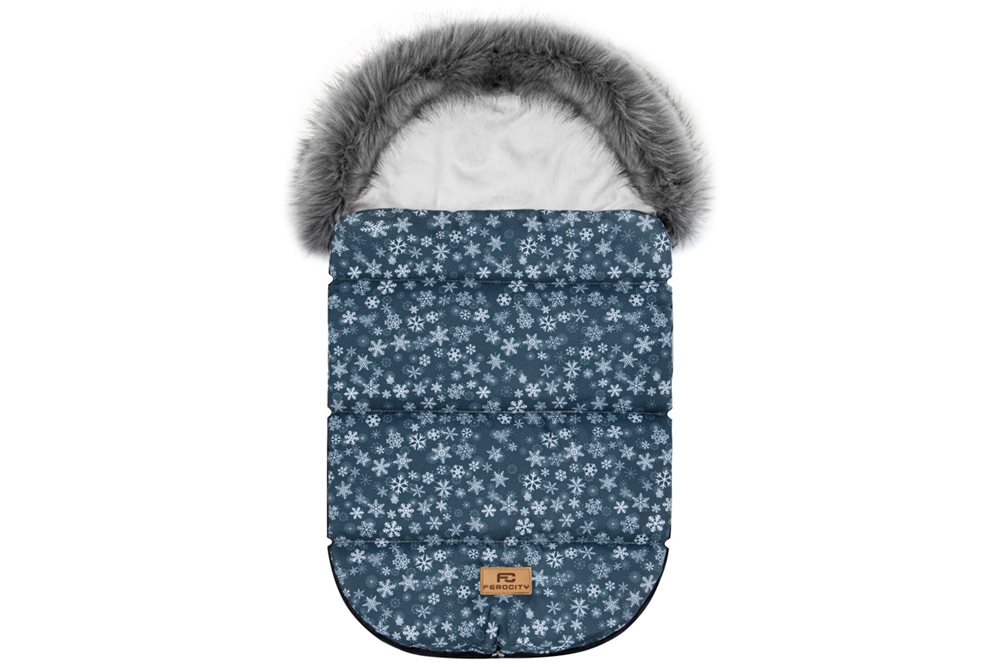 Śpiworek dla dziecka do wózka gondoli fotelika snieżynki