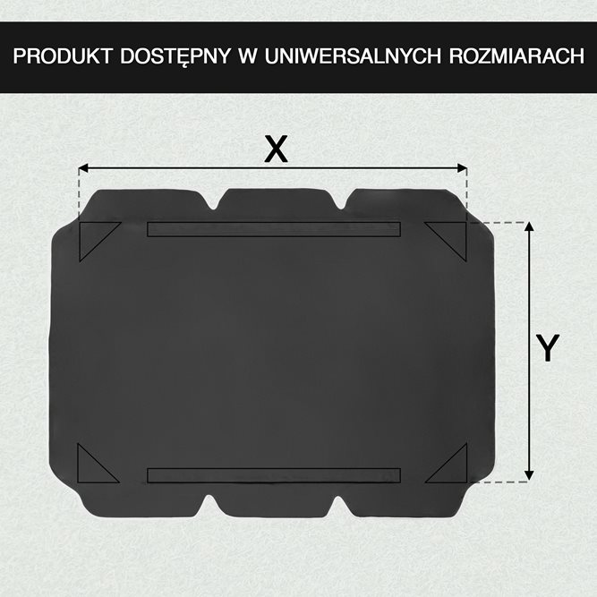 Daszek na huśtawkę 110x188cm grafit