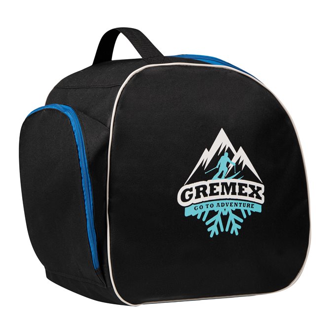 Pokrowiec BASIC na buty narciarskie, rolki czarno-niebieski