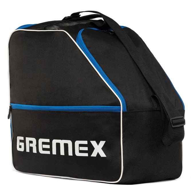 Zestaw PREMIUM pokrowiec na buty+narty czarno-niebieski 160/180cm