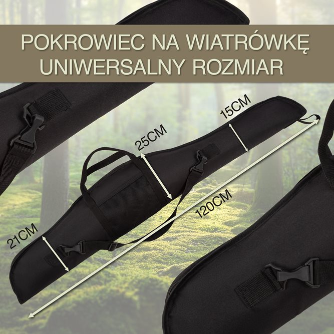 Pokrowiec na wiatrówkę czarny