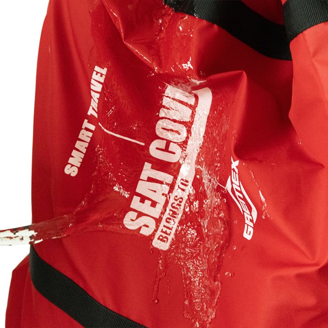 Pokrowiec, worek na fotelik czerwony