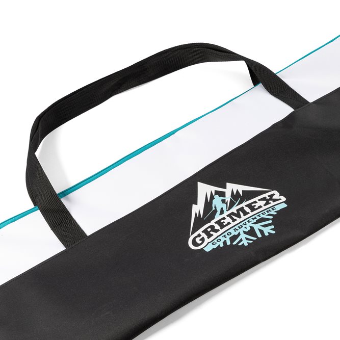 Pokrowiec BASIC na narty biały 160/180cm