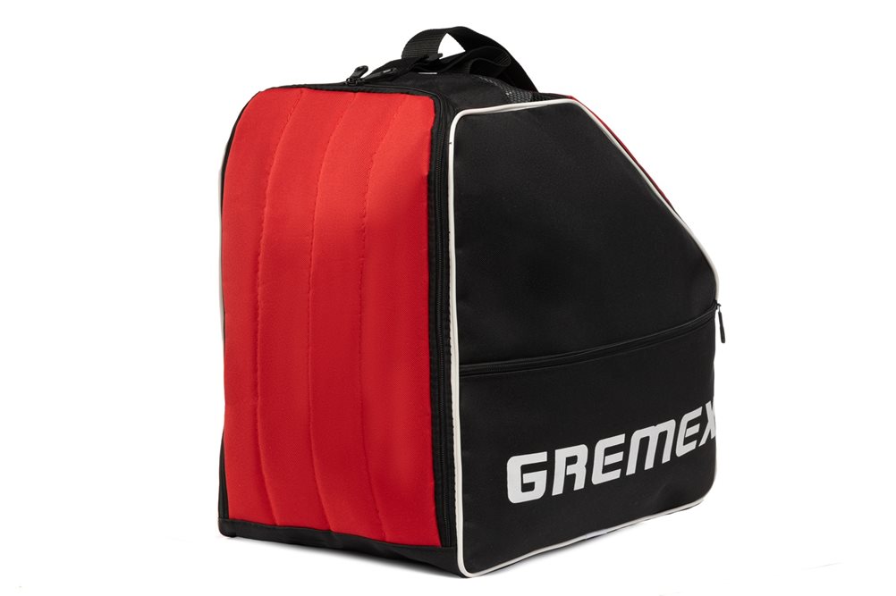 Pokrowiec na buty narciarskie, rolki czerwony