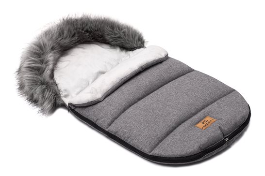 Śpiworek dla dziecka do wózka gondoli fotelika len+mufki