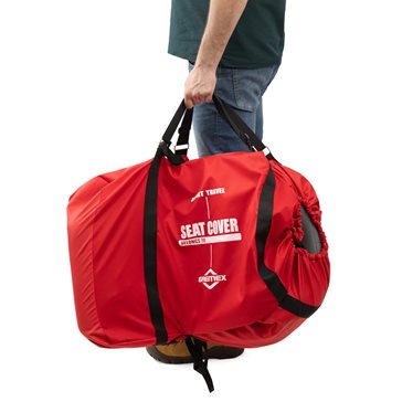 Pokrowiec, worek na fotelik czerwony