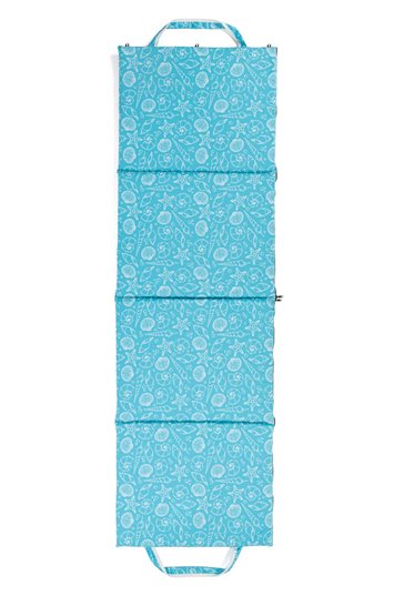 Mata plażowa rozpinana na kamieniste plaże 200x62cm wzór muszelki