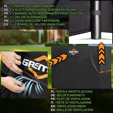 Pokrowiec na huśtawkę ogrodową 195x120x155cm