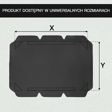 Daszek na huśtawkę 120x230cm grafit
