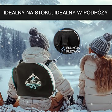 Pokrowiec BASIC na buty narciarskie, rolki biały