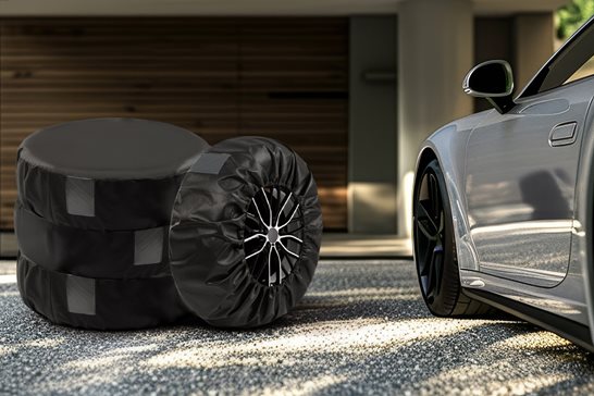 Zestaw 4 szt. pokrowców na koła zapasowe 14-17 cali