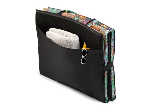 Mata plażowa rozpinana na kamieniste plaże 200x62cmwzór miętowy