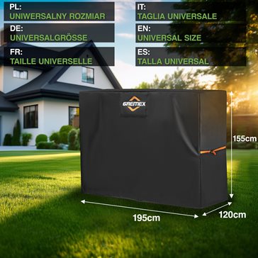 Pokrowiec na huśtawkę ogrodową 195x120x155cm