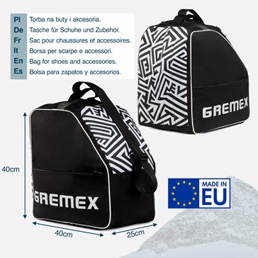 Pokrowiec na buty narciarskie, rolki len