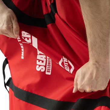 Pokrowiec, worek na fotelik czerwony