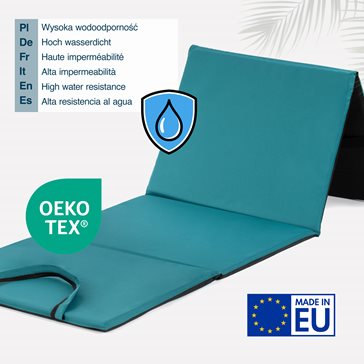 Mata plażowa rozpinana na kamieniste plaże 200x62cm wzór morski