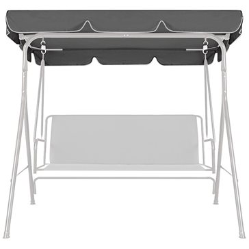 Daszek na huśtawkę 112x166cm grafitowy