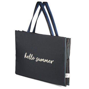 Mata plażowa rozpinana na kamieniste plaże 200x62cm wzór travel