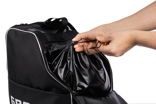 Pokrowiec na buty narciarskie, rolki czerwony