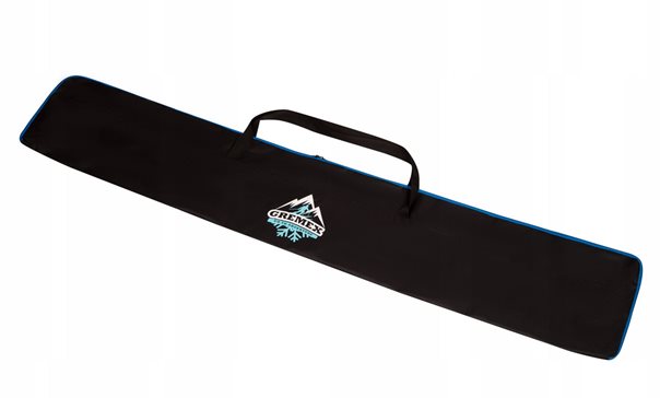 Pokrowiec BASIC na narty czarno-niebieski 160/180cm