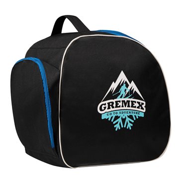 Pokrowiec BASIC na buty narciarskie, rolki czarno-niebieski