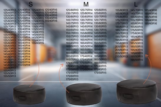 Pokrowiec na koło roz.M