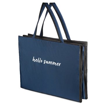 Mata plażowa rozpinana na kamieniste plaże 200x62cm wzór travel time