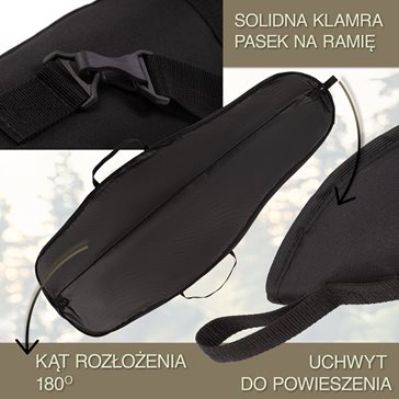 Pokrowiec na wiatrówkę czarny